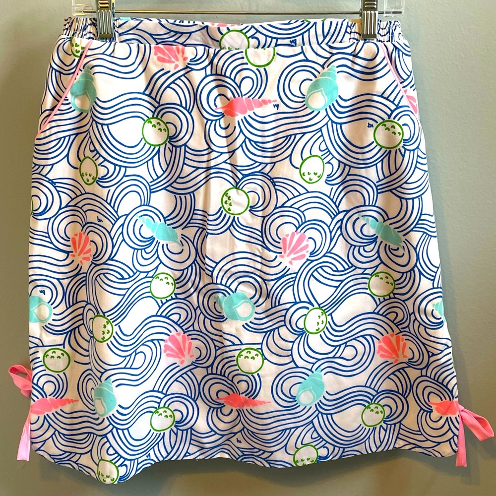 Vested Gentress Pro Line Size 14 Skirt Beach Shell Coastal Design Rare Vintage